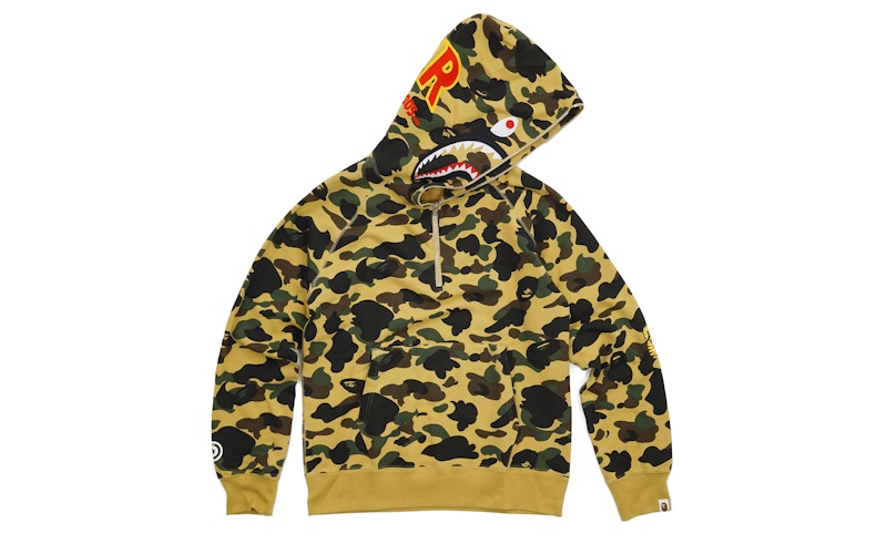 Bape half sale and half hoodie