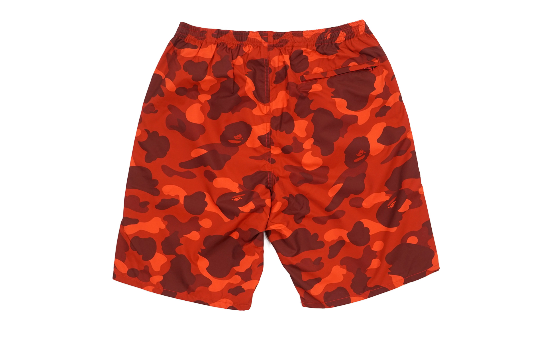 BAPE Ultimate Color Camo Beach Shorts Red Men's - GB