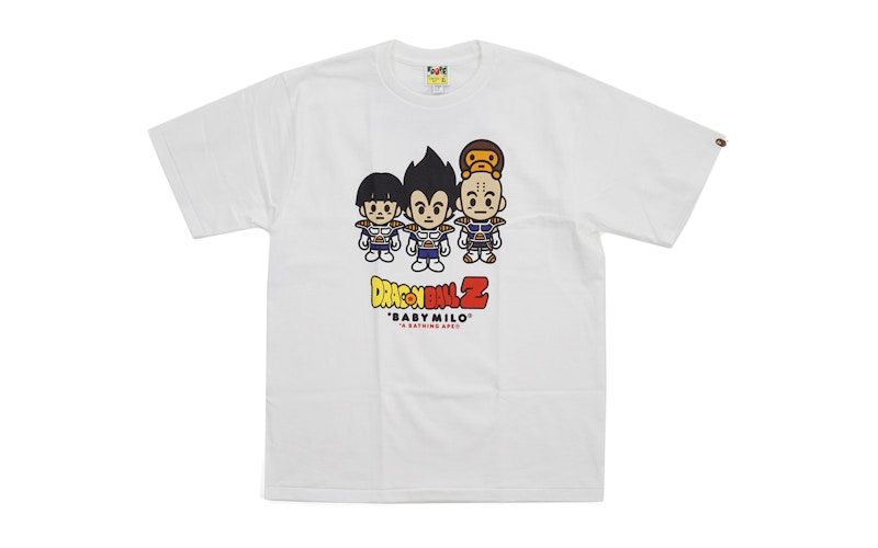 BAPE Dragon Ball Z Vegeta Trio Milo Tee White Men's - US