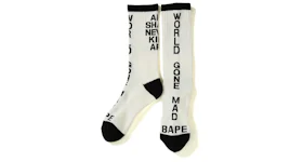 BAPE WGM ASNKA Socks White