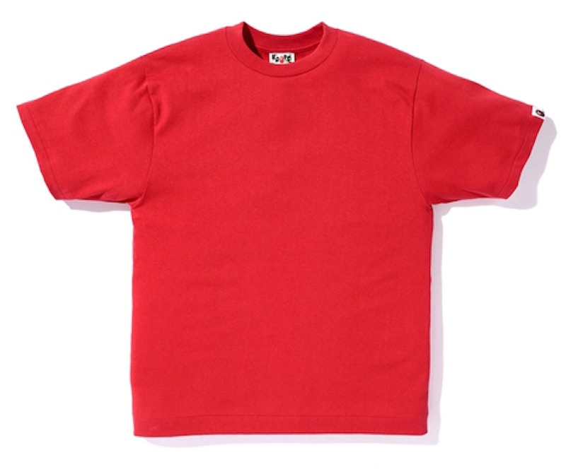 BAPE World Gone Mad Overlap Tee Red