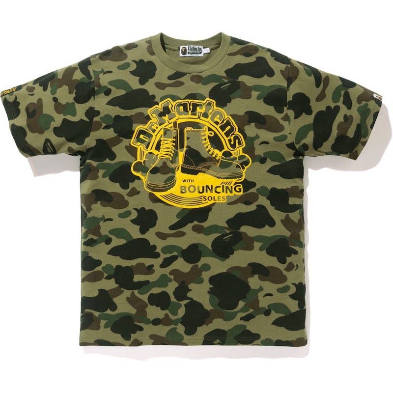 BAPE X DR.MARTENS 1st Camo Tee Tee Green Men's - US