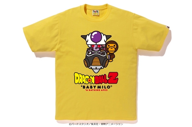 BAPE X Dragon Ball Z Tee 4 Yellow -