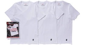 BAPE X Hanes3P T-Shirts White