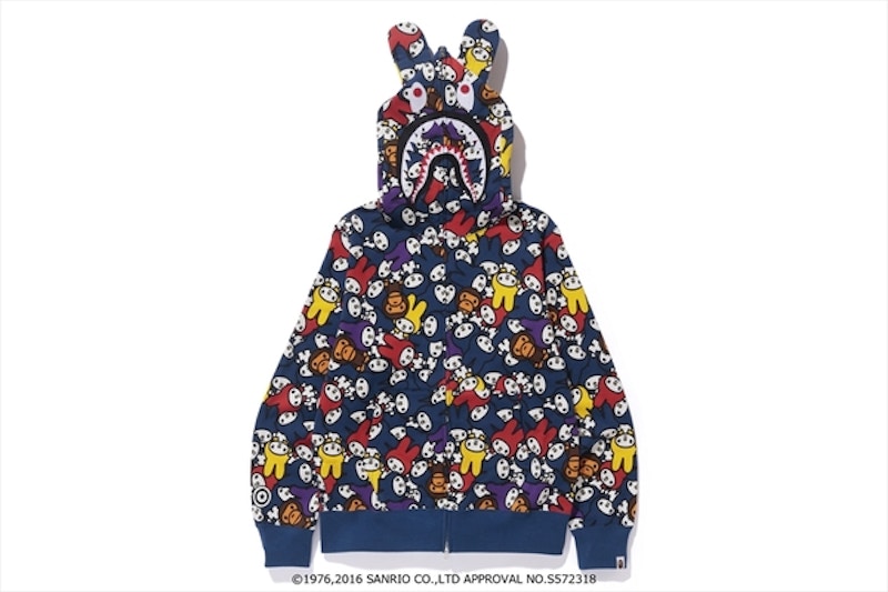 APE BAPE MY MELODY シャークパーカー パーカー 2XL-