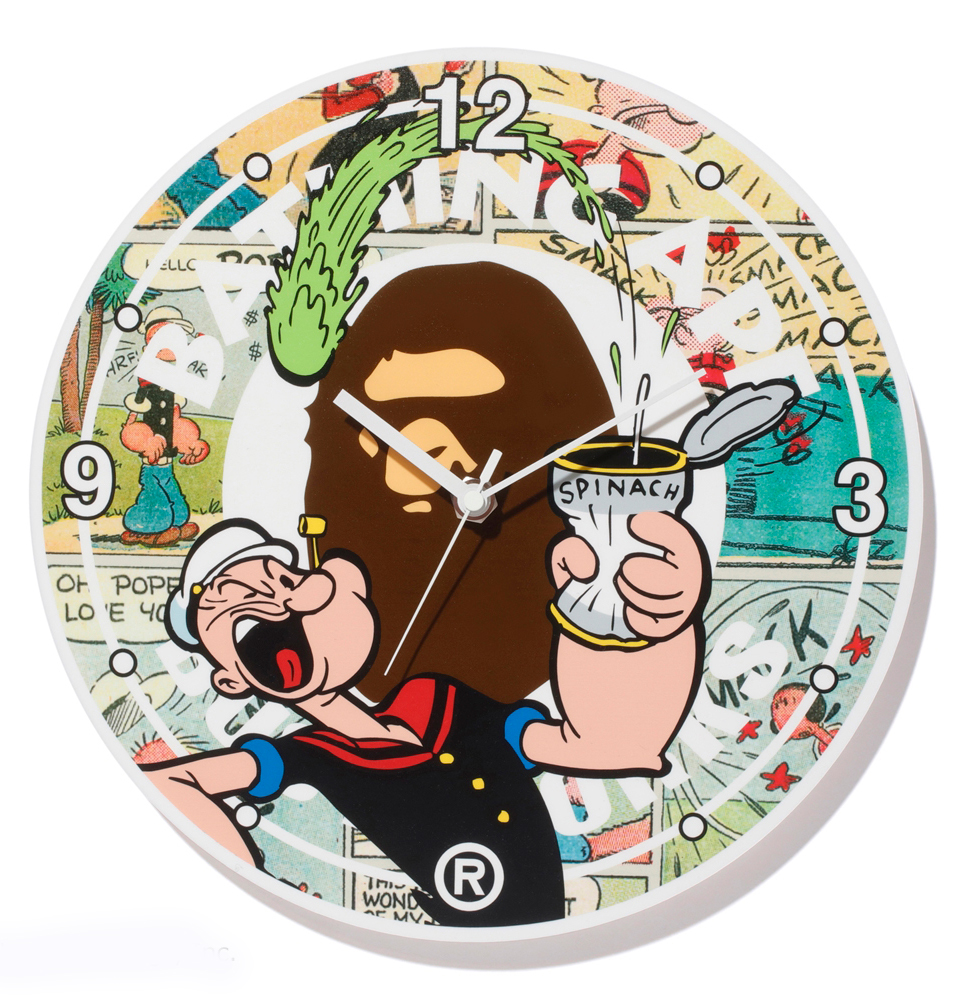BAPE X Popeye Comic Wall Clock Multi - SS18 - US