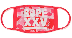 BAPE XXV ABC Face Mask Pink