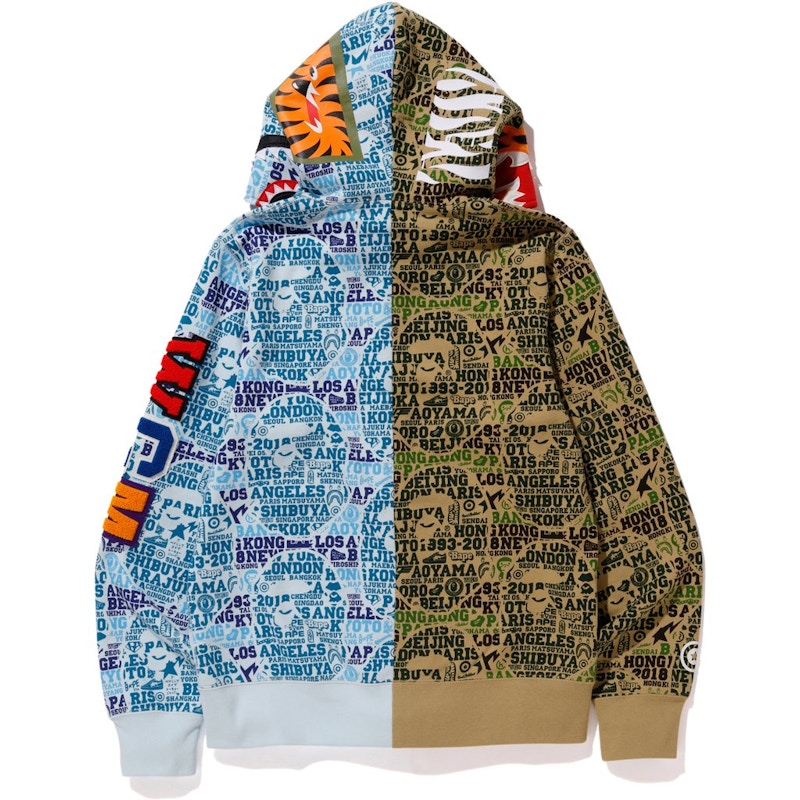 Bape camo hot sale tiger hoodie