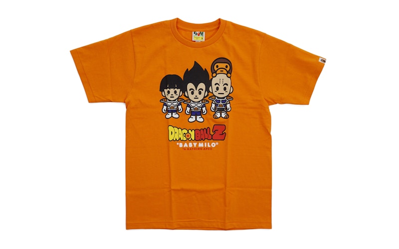 BAPE Dragon Ball Z Trio Milo Tee Orange Men's - US