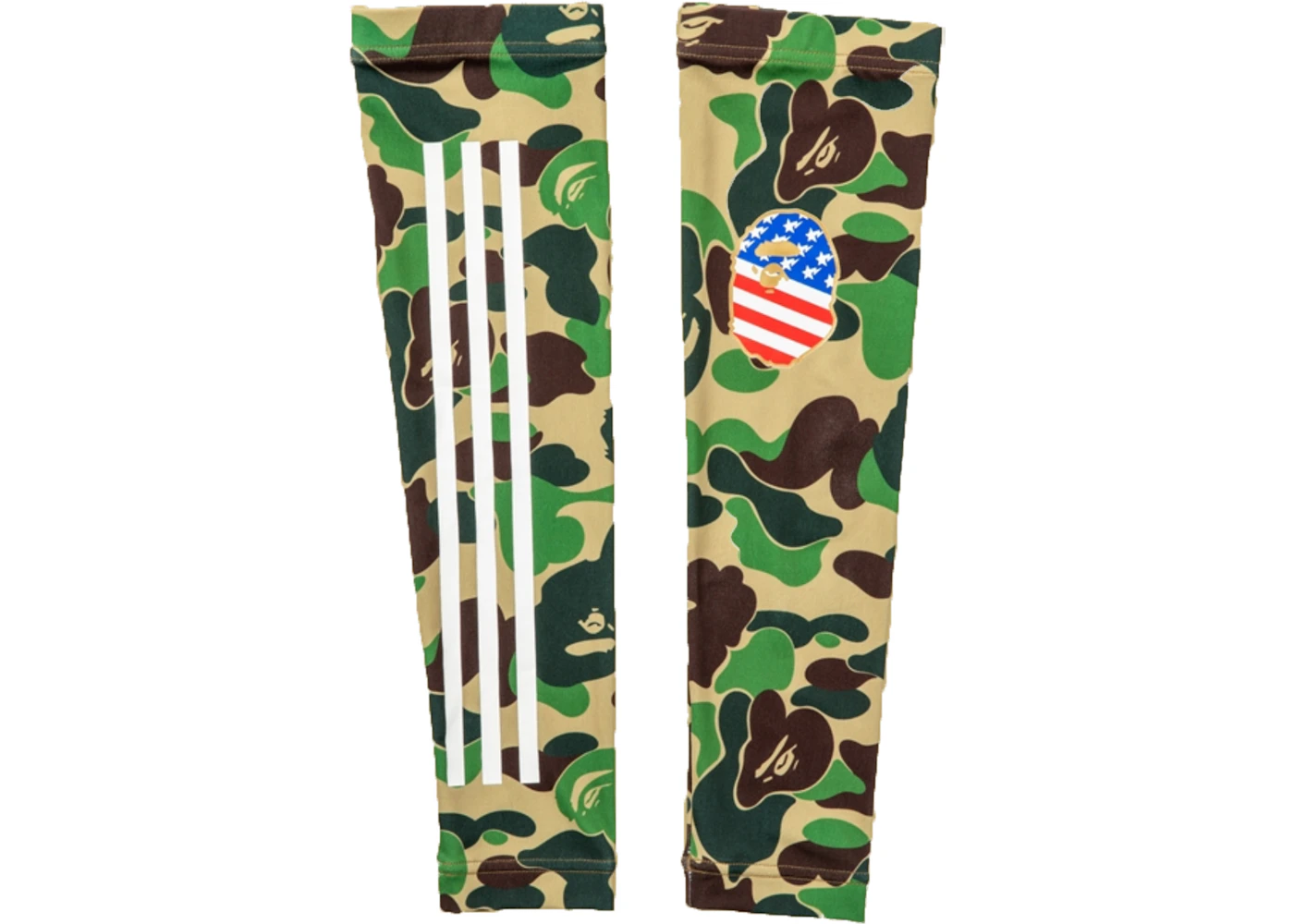 BAPE x Adidas Arm Sleeves Green