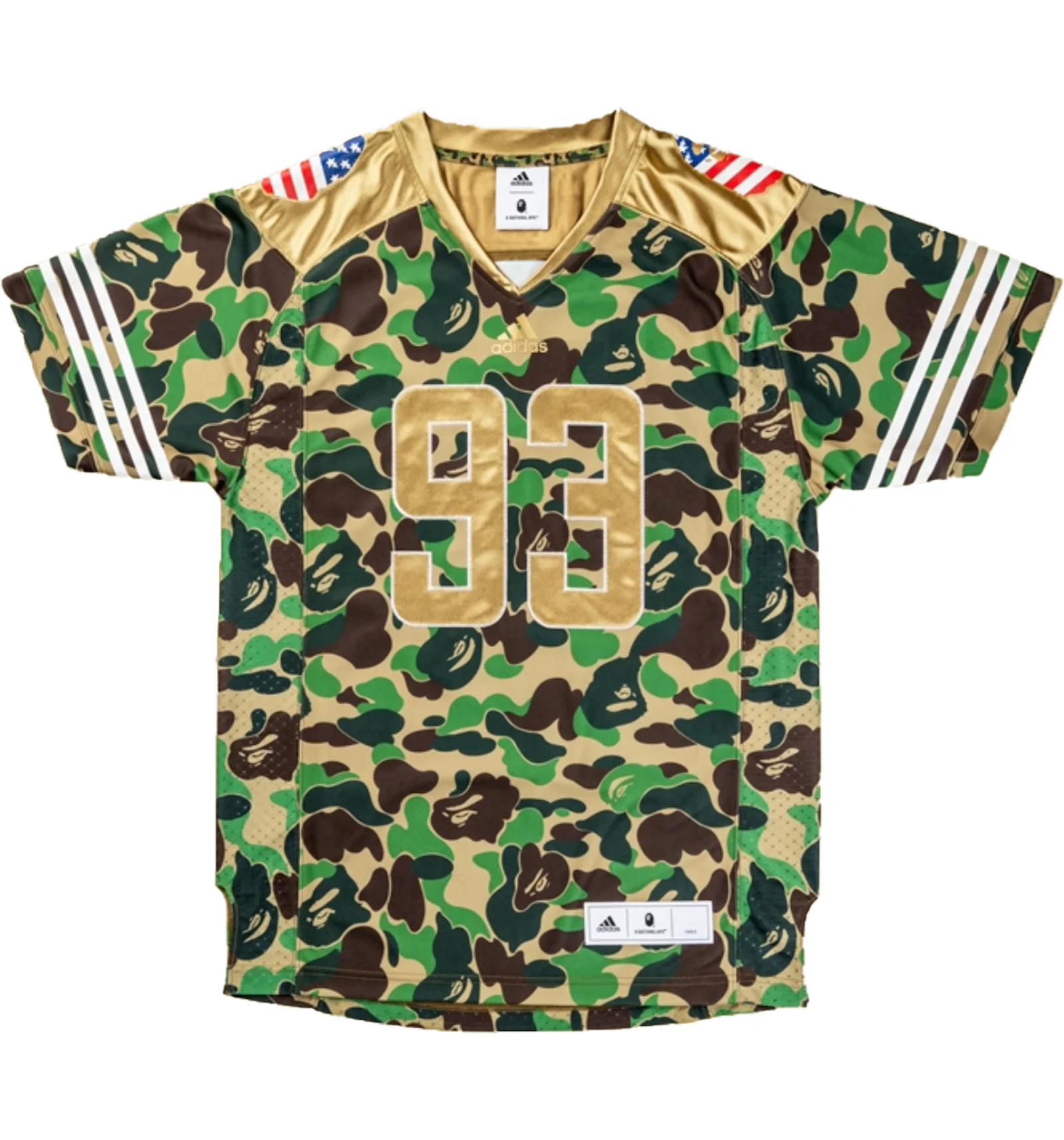 Bape x adidas sb 2025 jersey green