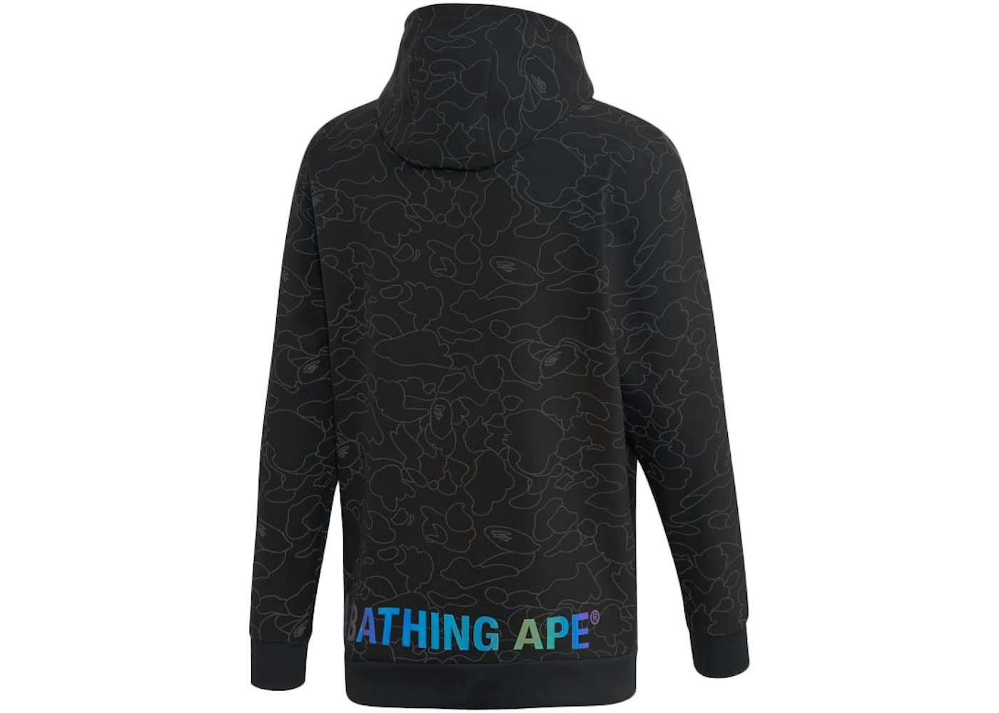 blusa bape tech hoodie
