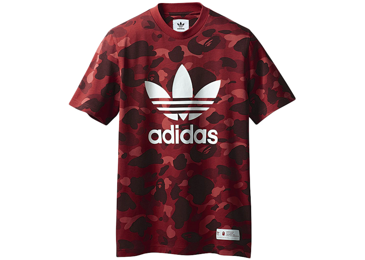 Adidas x bape red camo Clearance