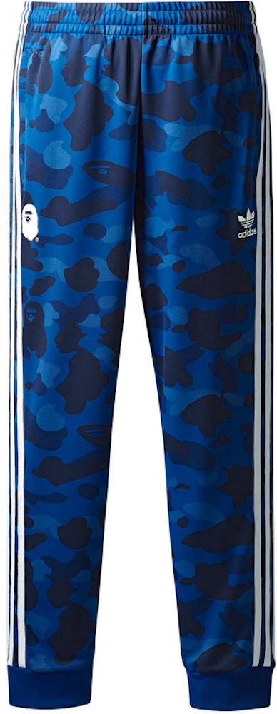 Continente Escritura Peregrinación BAPE x adidas adicolor Track Pants Blue - FW18 Men's - US