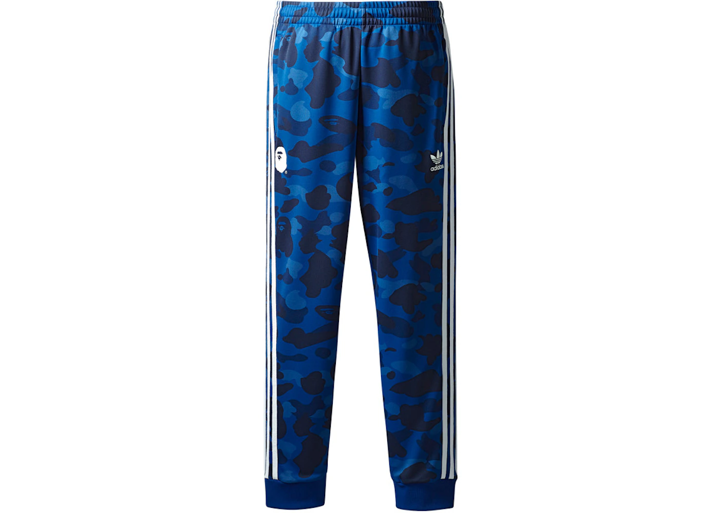 BAPE x adidas adicolor Track Pants Blue Men's - FW18 - US