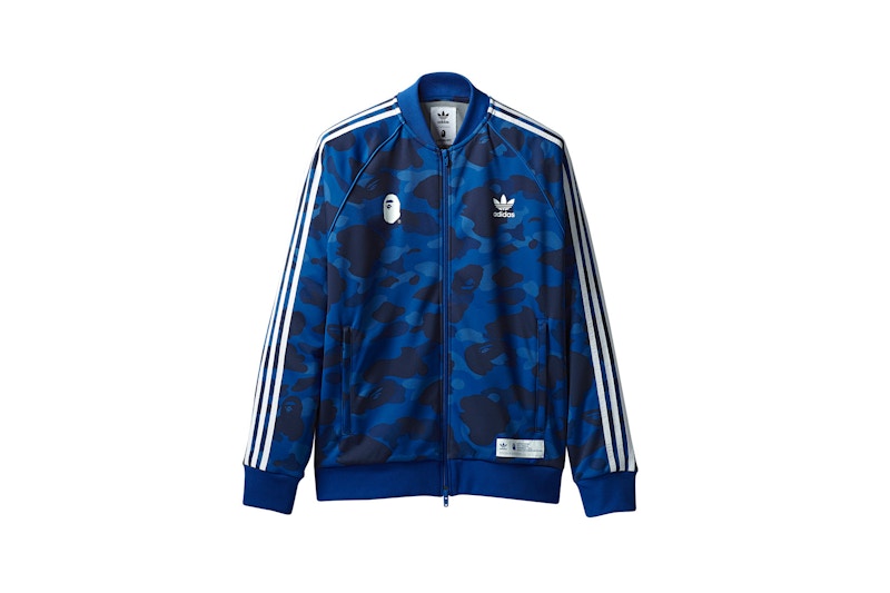 BAPE x adidas adicolor Track Top Blue