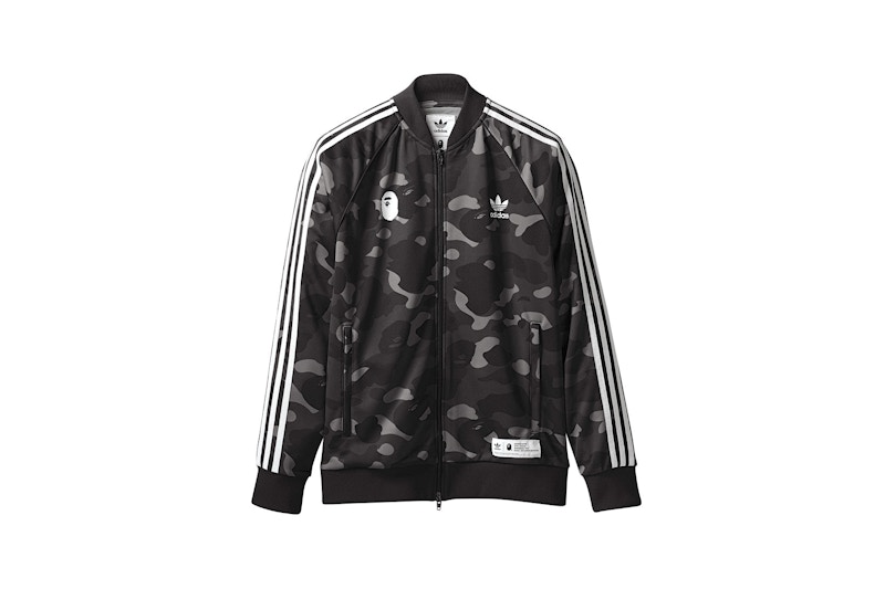 送込 Lサイズ adidas x BAPE TRACK TOP BLACK 黒