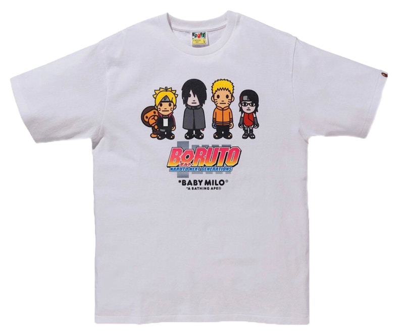 BAPE x Boruto Milo #1 Tee White 男士- FW18 - TW