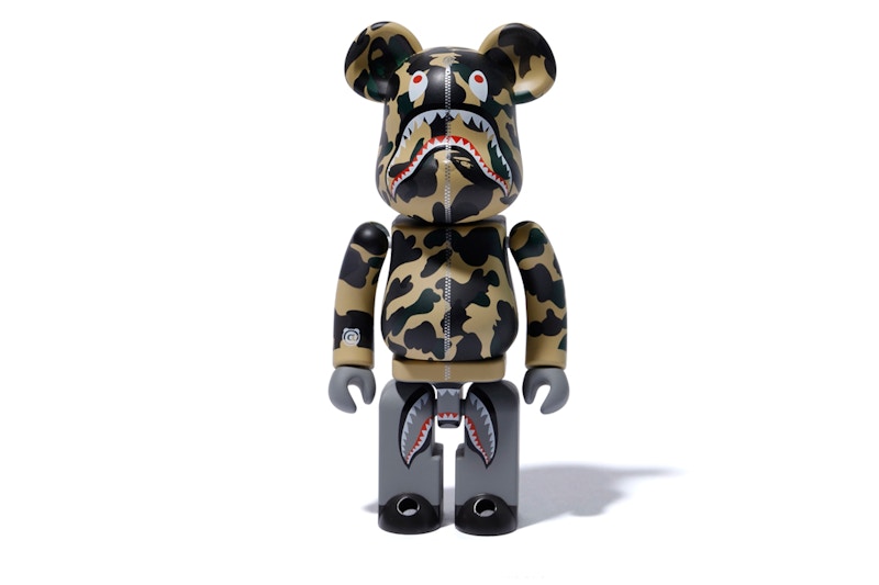 Bearbrick x Medicom 1st Camo Shark Superalloy Chogokin 200