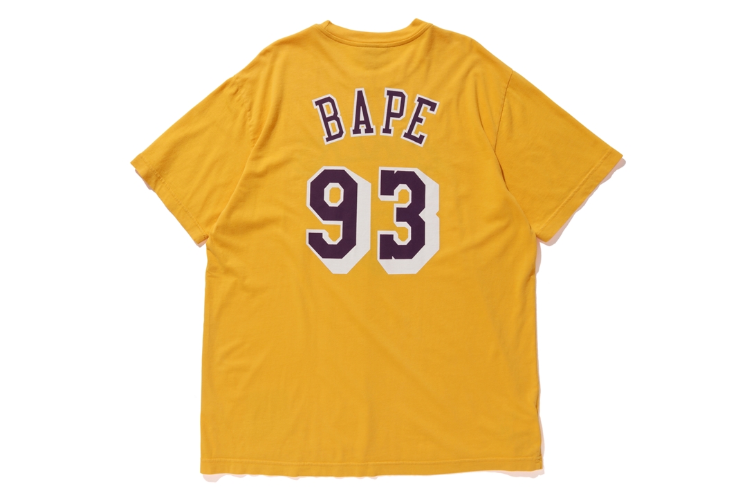 古着BAPE x Mitchell \u0026 Ness Lakers Tee