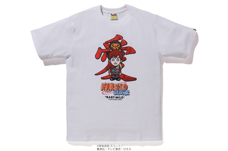 BAPE x Naruto Milo #1 Tee White Men's - FW18 - US