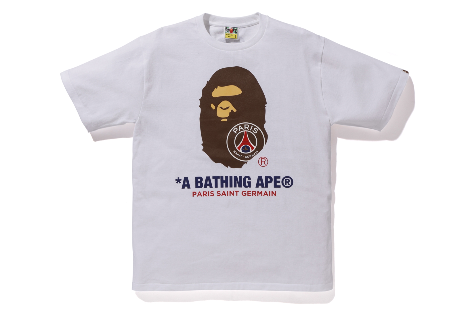 a bathing ape psg  tシャツ