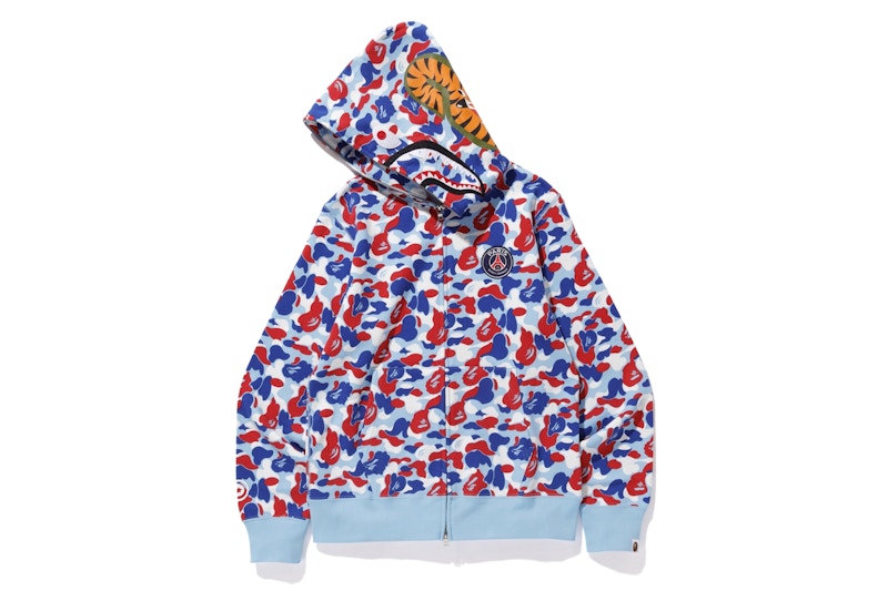 Bape shark deals hoodie psg