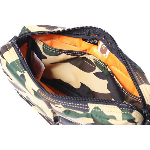 BAPE x Porter 1st Camo Double Pocket Shoulder Bag Yellow Men's - US
