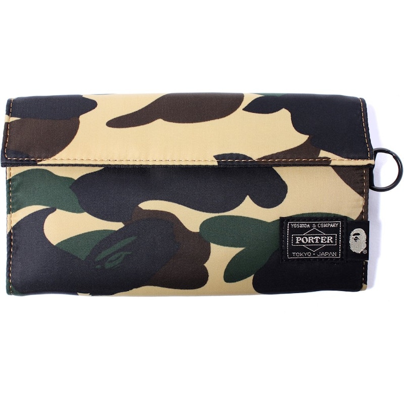 新作入荷!!】 【ベンコー様用】BAPE ×PORTER CAMOMINI WALLET 迷彩