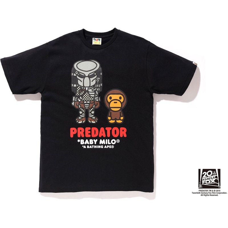 BAPE x Predator Baby Milo Tee #1 Black - FW18 Men's - US