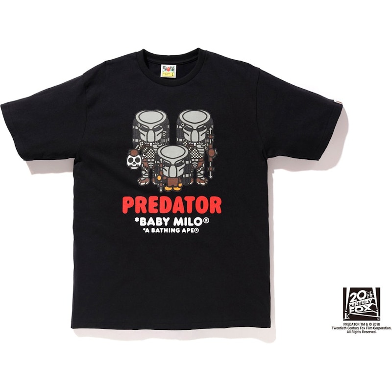 BAPE x Predator Baby Milo Tee #2 Black Men's - FW18 - US