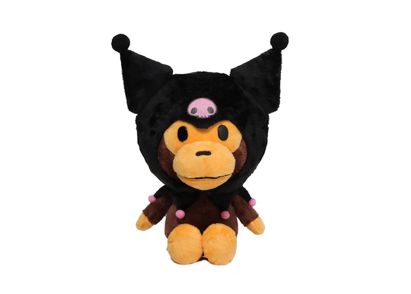 BAPE × Sanrio BABY MILO クロミ ぬいぐるみセット BAPE x Sanrio Characters Kuromi Baby Milo Plush Doll Black - SS26 - US