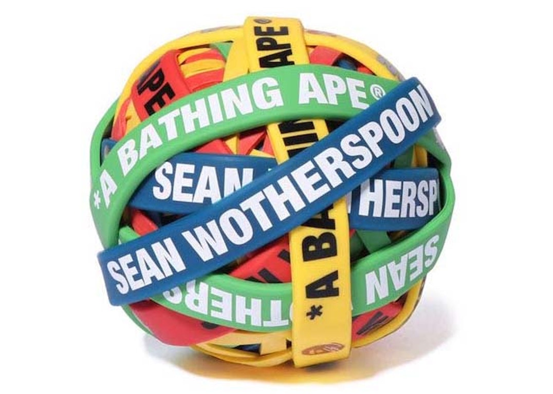 Pre-owned Bape X Sean Wotherspoon Classic Rubber Band Ball Multicolor