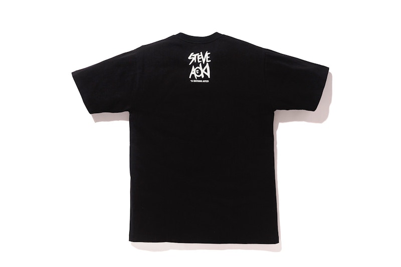 BAPE x Steve Aoki Tee Black Men's - FW18 - US