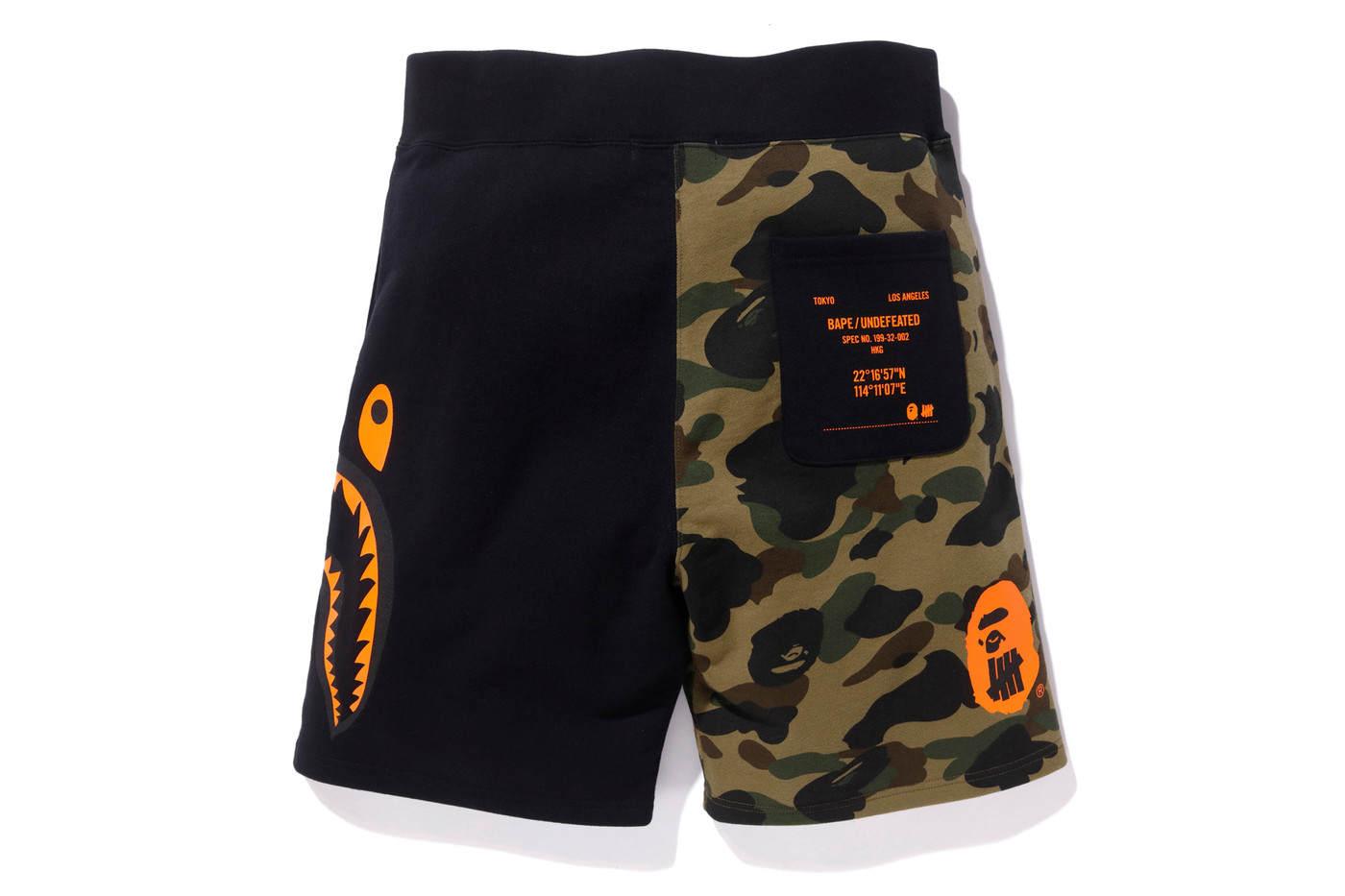 BAPE Shark Sweat Shorts (FW21) Black