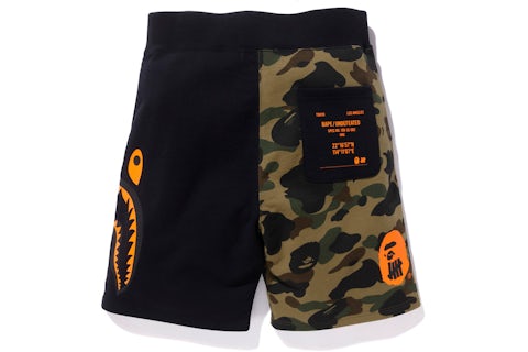Bape Runs Shorts BAPE X PUBG Sweat Shorts Orange Men's FW19 US