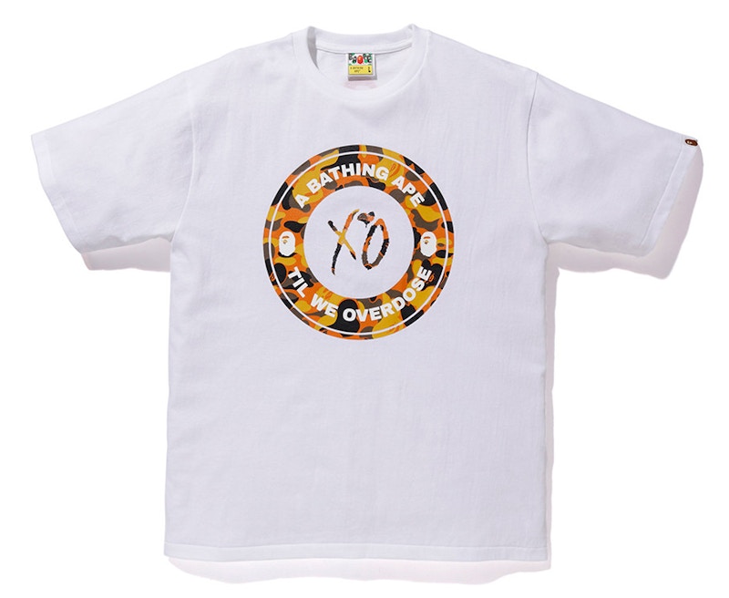 BAPE x XO Busy Works Tee White Men's - FW18 - US