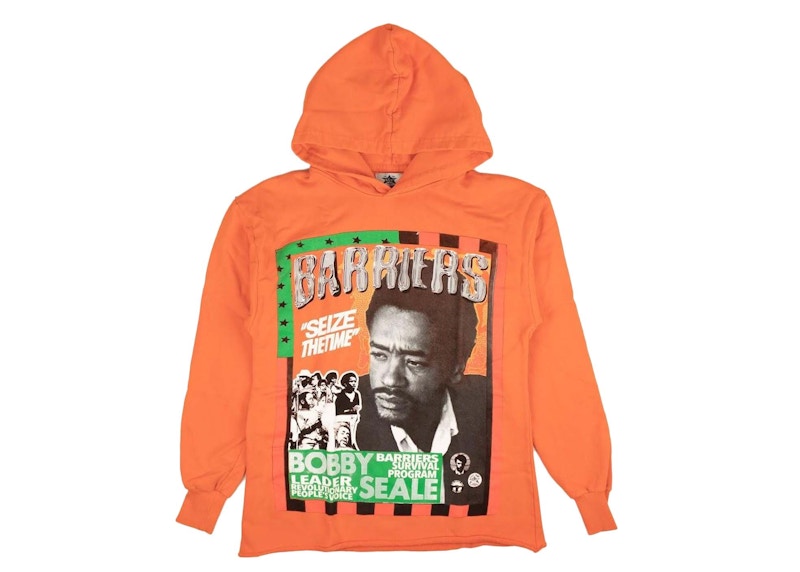 Barriers Bobby Seale Hoodie Orange Men's - US