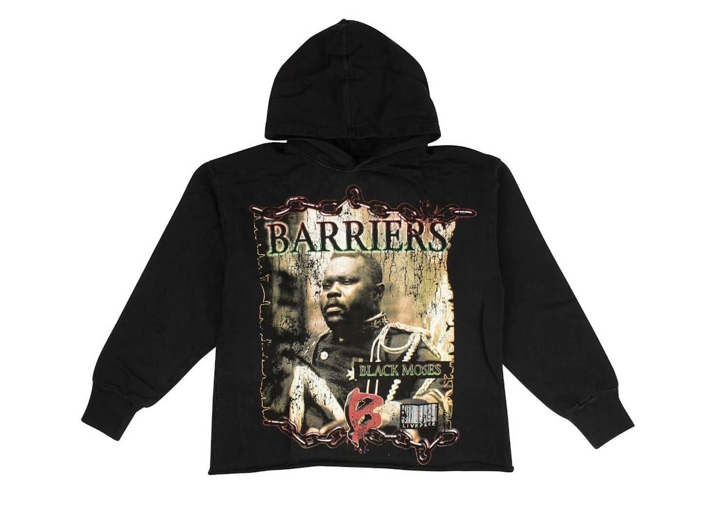 Barriers Marcus Garvey Hoodie Black Men's - US