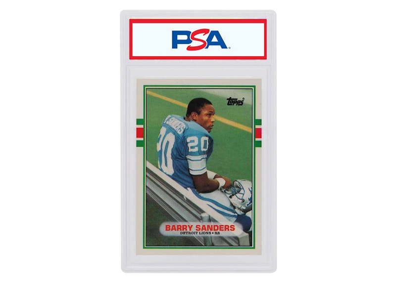 Barry Sanders a été la recrue #83T la mieux échangée en 1989 (classé PSA ou BGS)