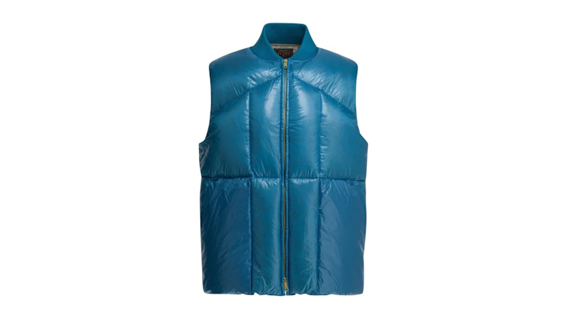 Beams Plus Nylon Sleeveless Jacket Light Blue