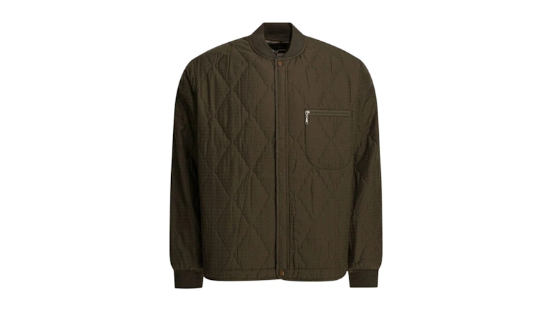 Beams Plus Quilted Nylon Jacket Green