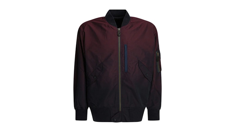 Beams Plus Solid-Colored Bomber Bordeaux