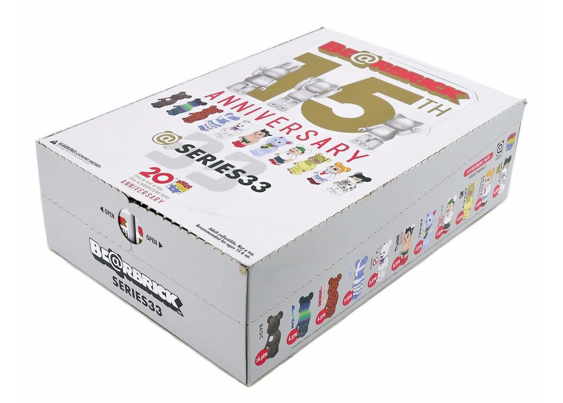 Bearbrick 100% Series 33 Sealed Case (24 Blind Boxes) - US