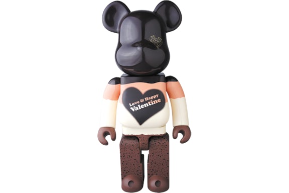 Bearbrick 2017 San Valentín Mousse Chocolate Ver. 400% Negro/Marrón