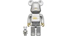 Bearbrick 20th Anniversary 100% & 400% Set Gold & Silver Chrome Ver.