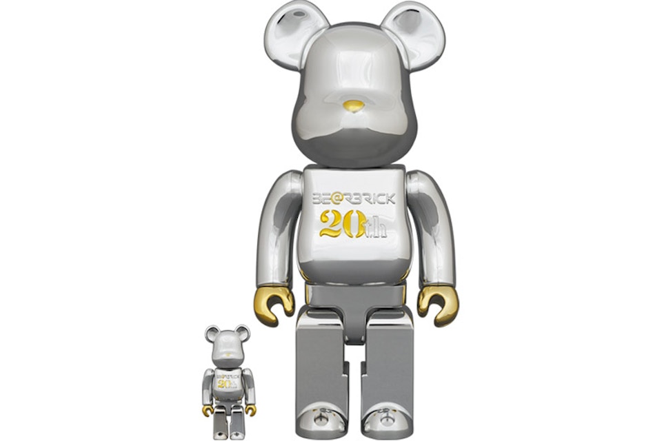 Bearbrick th Anniversary 100 400 Set Gold Silver Chrome Ver Fw21 Bearbrick th Anniversary 100 400 Set Gold Silver Chrome Ver Fw21