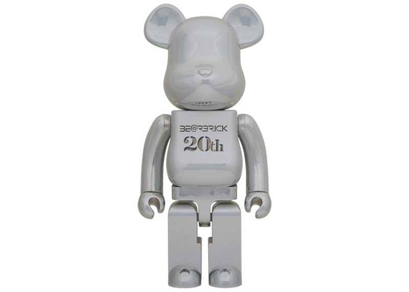 Bearbrick 20th Anniversary 1000% Chrome Ver.