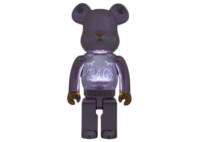 Bearbrick 2G Exclusive 1000% Pink Gold Chrome Ver. - US