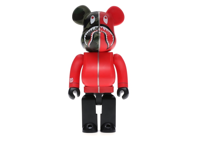 Bearbrick A Bathing Ape 1st Camo Shark 400% Black - US